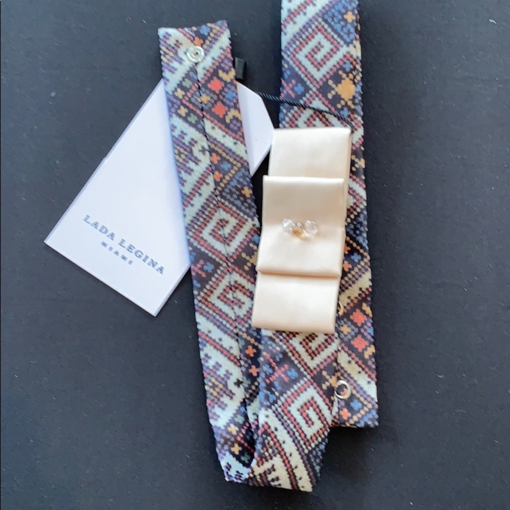 Silk bow belt - Picture 2 of 4